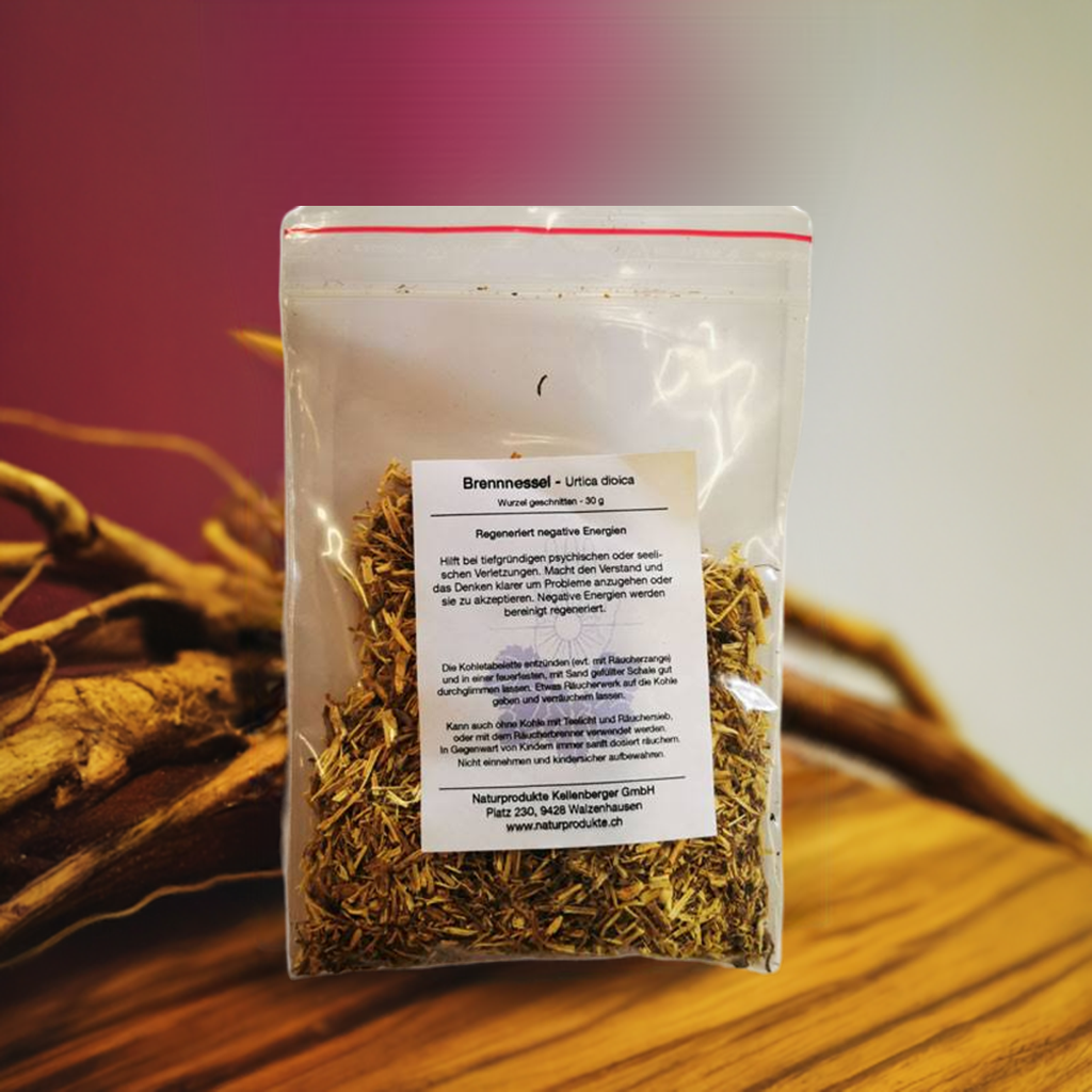 Brennnesselwurzel - Urtica dioica, geschnitten 30g Brennnesselwurzel - Urtica dioica, geschnitten 30g