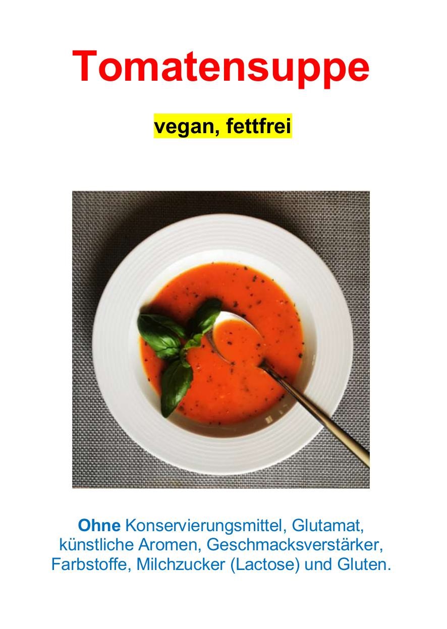 Tomatensuppe, 80g Tomatensuppe, 80g