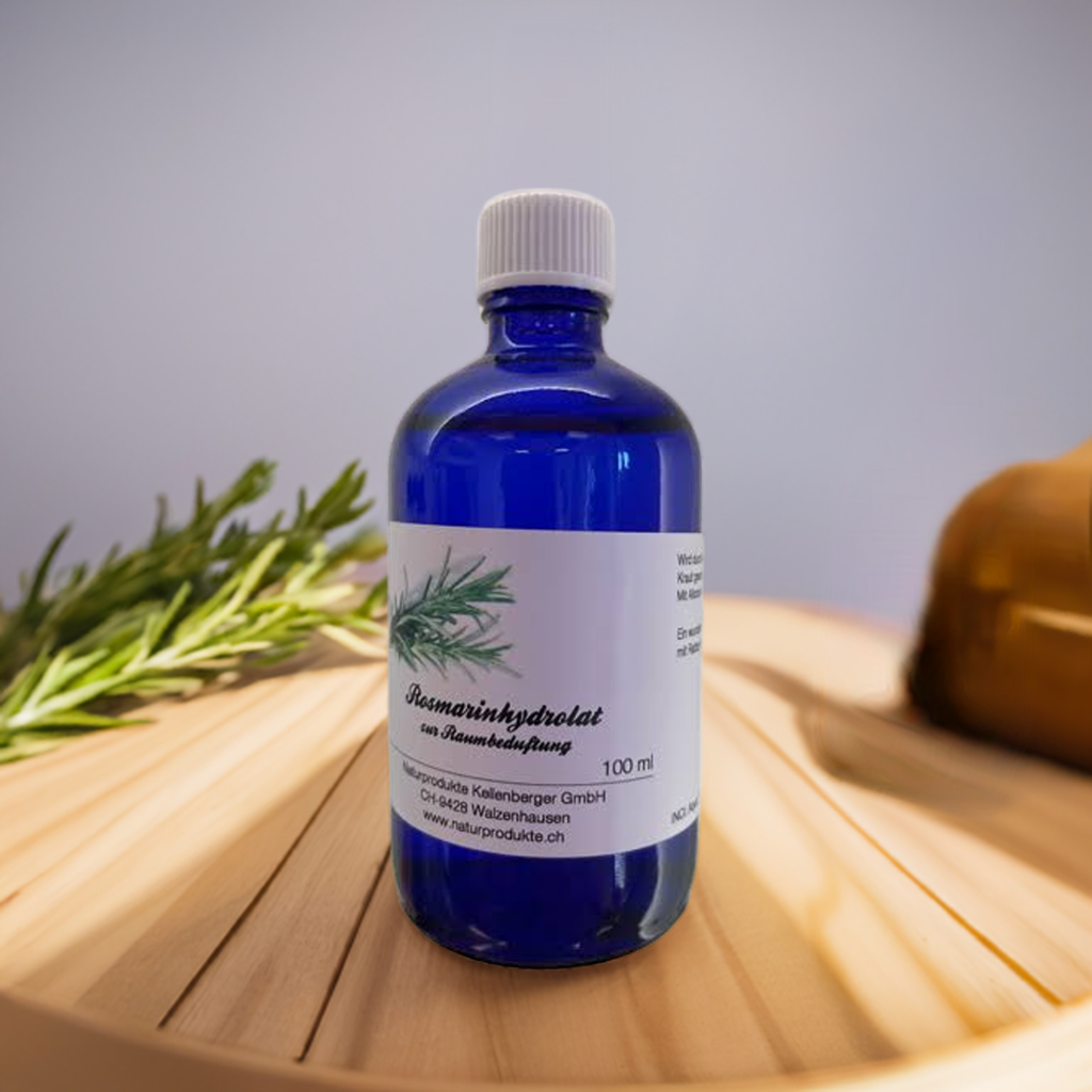 Rosmarin-Hydrolat mit Sprühkopf, 100ml Rosmarin-Hydrolat mit Sprühkopf, 100ml