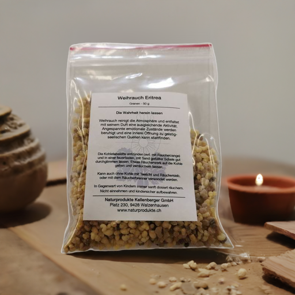 Weihrauch Eritrea - Boswellia papyrifera 50g Weihrauch Eritrea - Boswellia papyrifera 50g