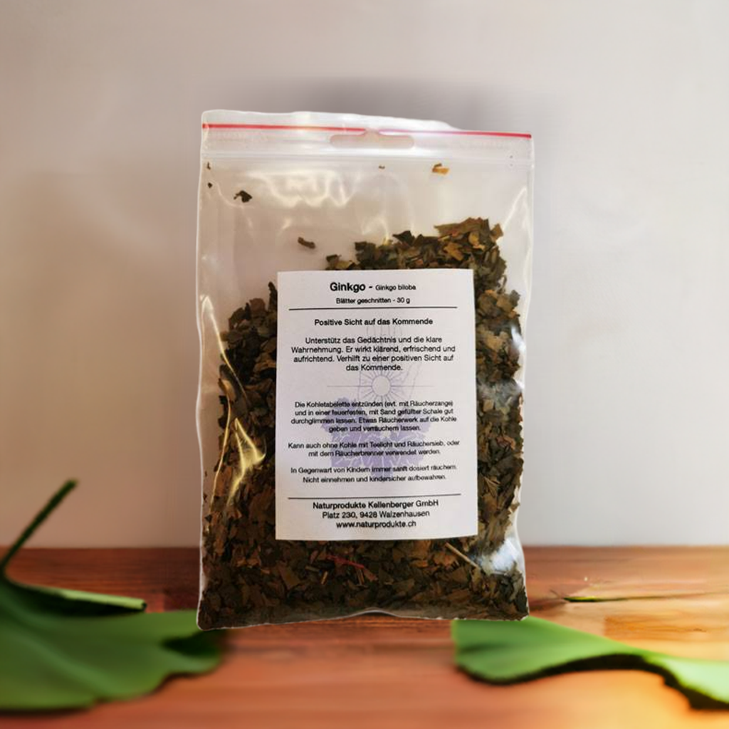 Ginkoblätter - Ginko biloba, geschnitten 30g Ginkoblätter - Ginko biloba, geschnitten 30g