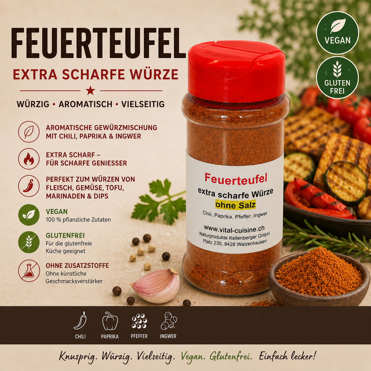 Feuerteufel (ohne Salz)