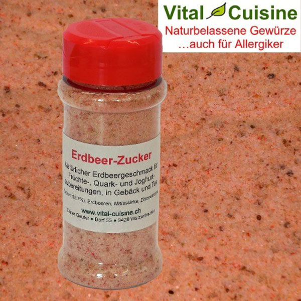 Erdbeerzucker-1 Erdbeer-Zucker