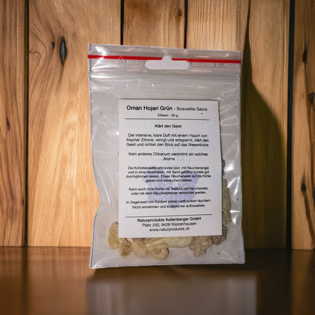 Weihrauch Oman Hojari Grün - Boswellia sacra 30g Weihrauch Oman Hojari Grün - Boswellia sacra 30g