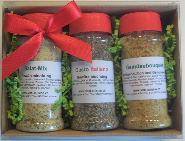 Vegetarisch-Box Vital Cuisine Vegetarisch Geschenk Box