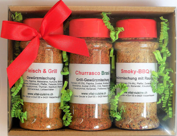 Barbecue-Box Vital Cuisine Barbecue Geschenk Box