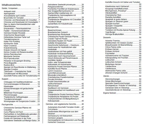 1615736032IFEWijV2AG1X6 Vital Cuisine Rezepte für alle Tage Inhalt