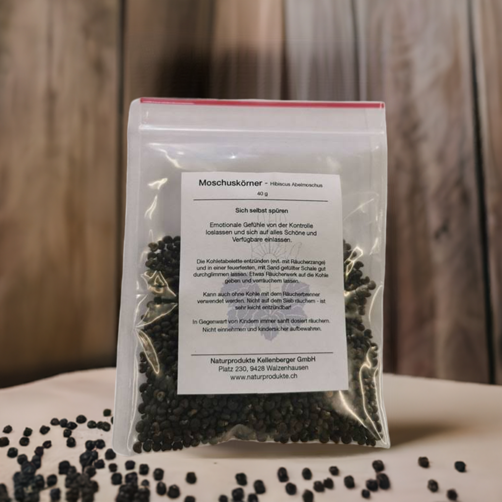 Moschuskörner - Hibiscus Abelmoschus, 40 g Moschuskörner - Hibiscus Abelmoschus, 40 g