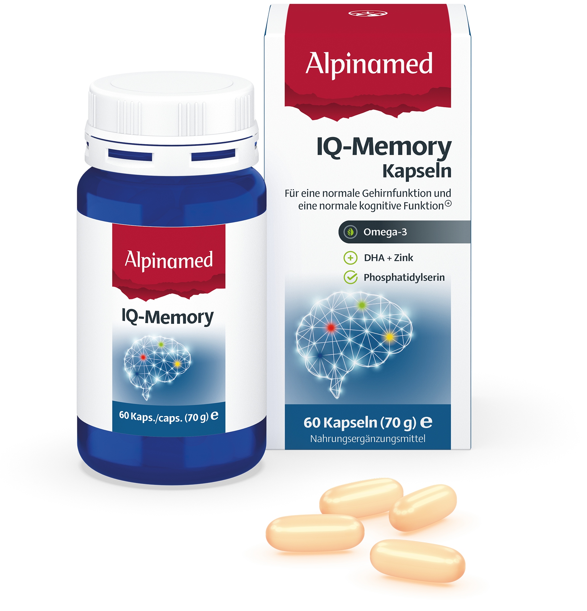 IQ-Memory, Alpinamed AG, 60 Kapseln IQ-Memory, Alpinamed AG, 60 Kapseln
