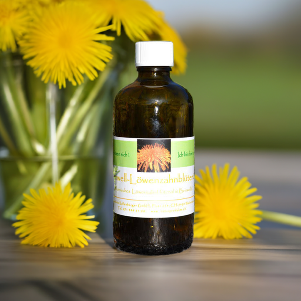 Beinwell-Löwenzahn-Blütenessenzenöl, 100ml Beinwell-Löwenzahn-Blütenessenzenöl, 100ml