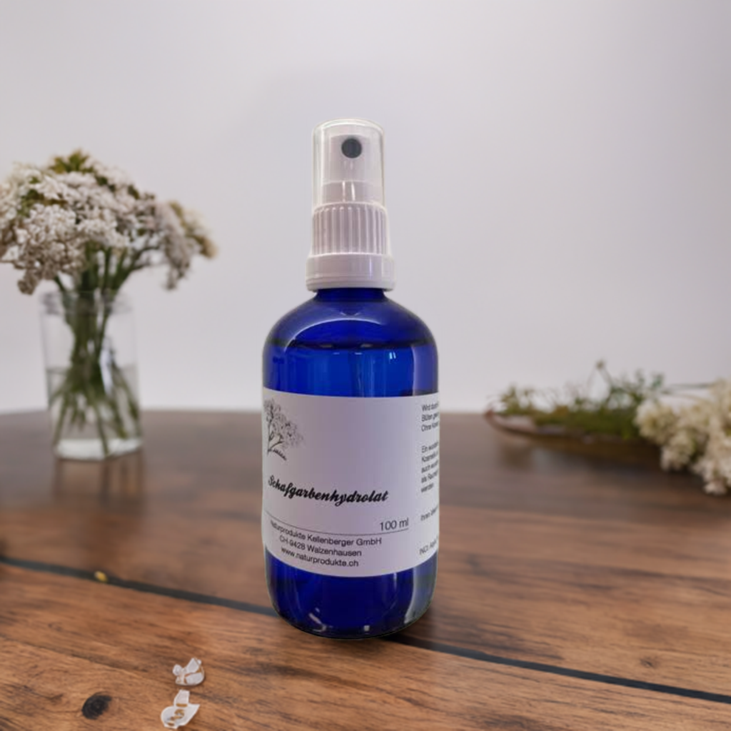 Schafgarben-Hydrolat mit Sprühkopf, 100ml Schafgarben-Hydrolat mit Sprühkopf, 100ml