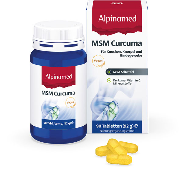 Alpinamed MSM Curcuma 90 Tabletten Alpinamed MSM Curcuma 90 Tabletten