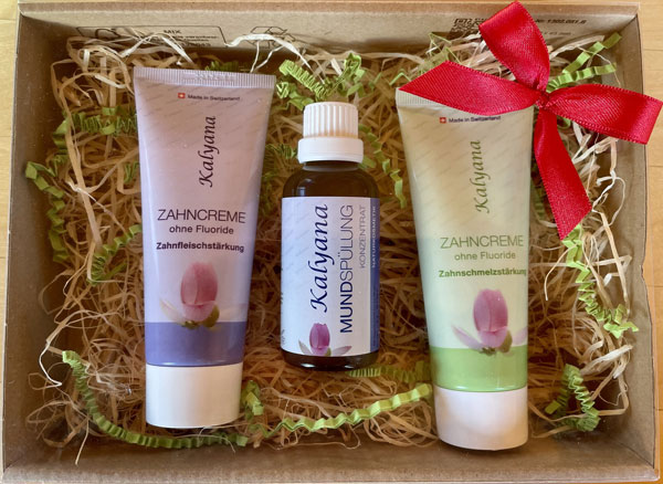 Geschenk-Box, Zahnpflegelinie Geschenk-Box Zahnpflege