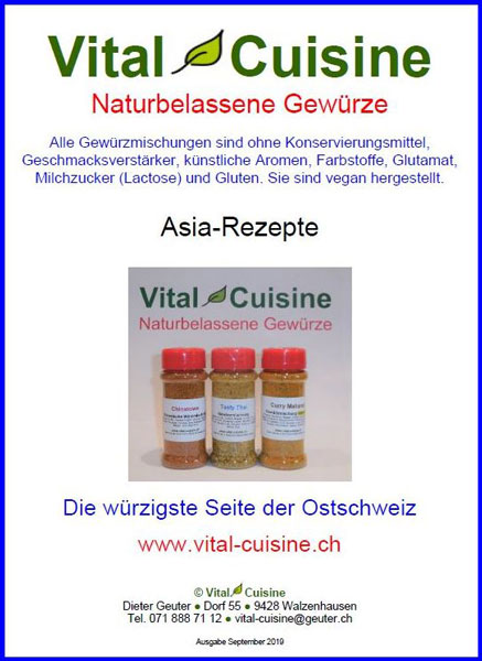 Vital Cuisine Flyer Asia