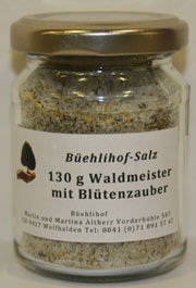 Büehlihof-Salz Waldmeister mit Blütenzauber 130 g