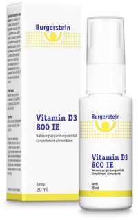 Burgerstein Vitamin D3 800 IE, 20ml Spray 