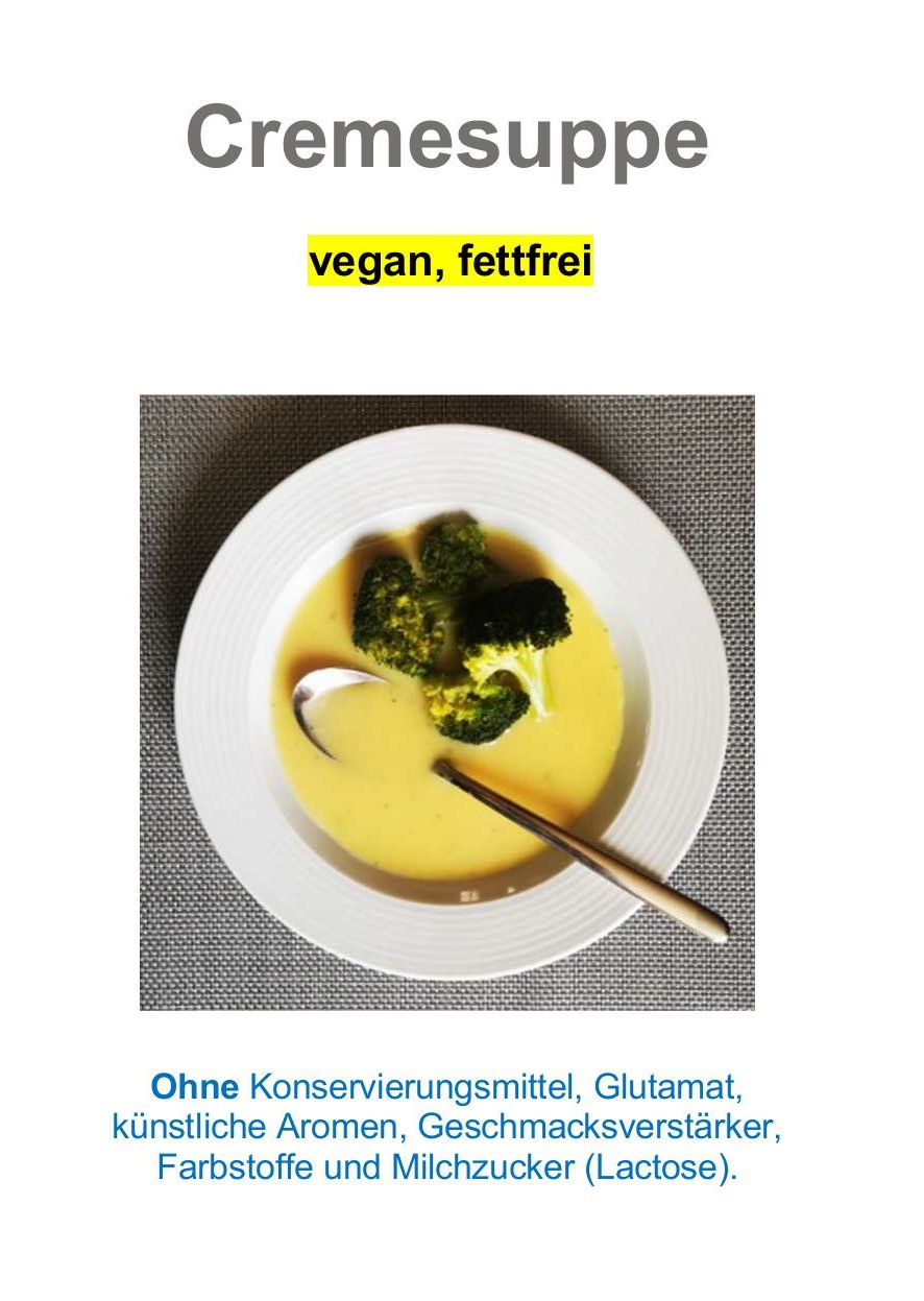 Cremesuppe, 75g Cremesuppe, 75g
