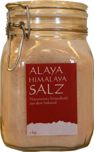 Alaya Himalayasalz Streusalz im Glas 1 kg