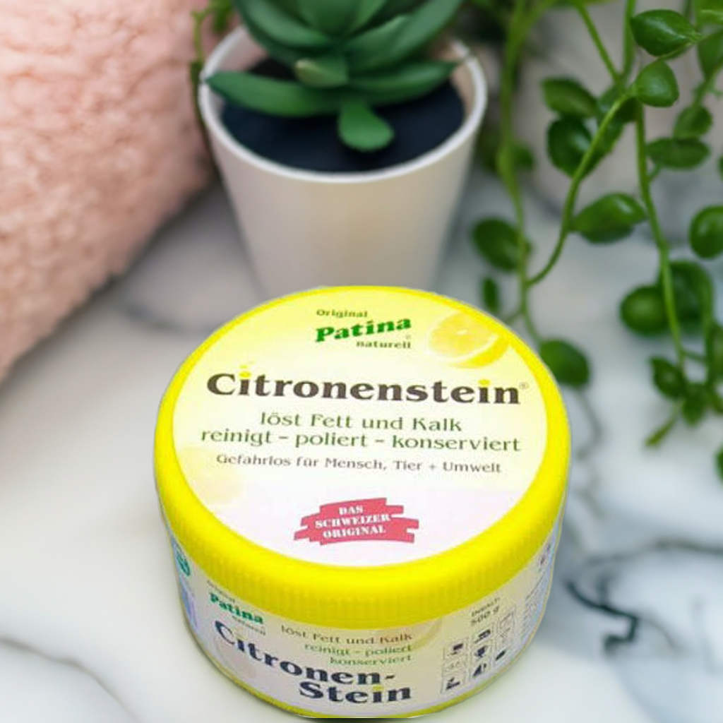 Citronenstein mit Schwamm Citronenstein mit Schwamm
