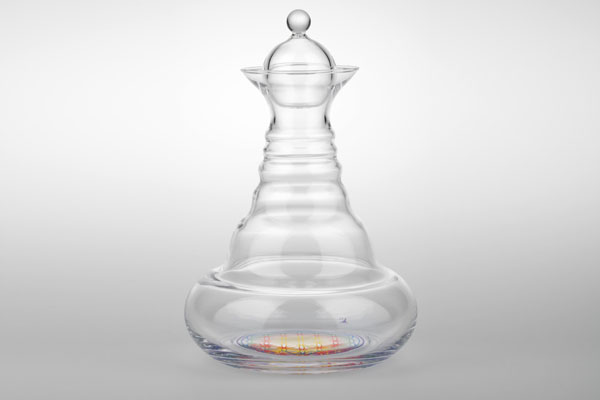 Design-ohne-Titel-2 Karaffe Alladin 1,3 l, Lebensblume farbig