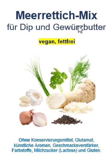 Meerrettich-Mix 40g Meerrettich-Mix 40g