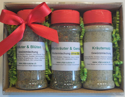 Geschenk-Box, Kräuter Geschenk-Box, Kräuter