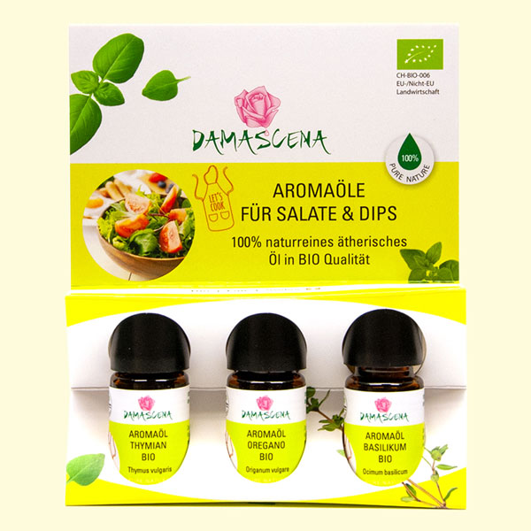 Aromaset für Salate & Dips Bio 3x5ml