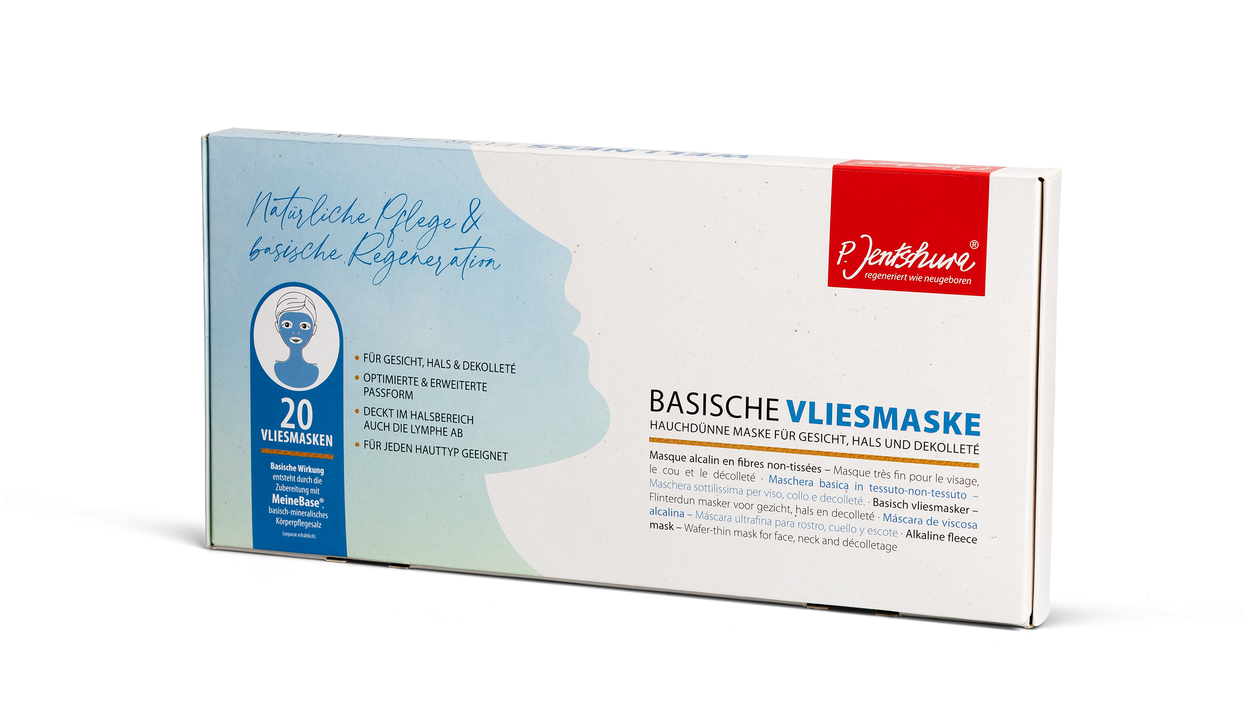 Basische Vliesmaske, 20Stk. Basische Vliesmaske, 20Stk.
