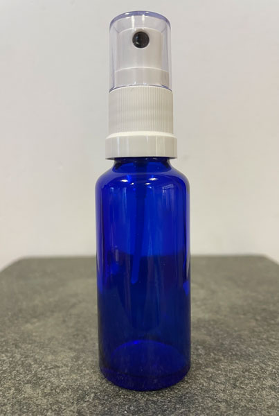 Sprayflasche Blau mit Sprühkopf 50 ml