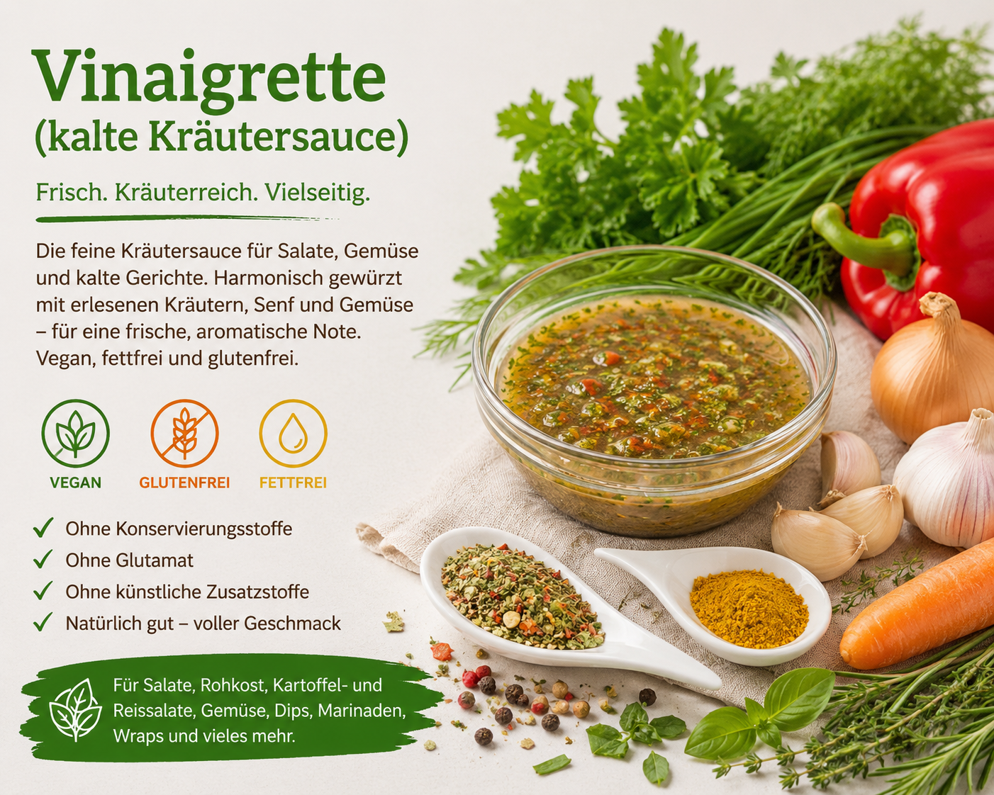 Vinaigrette (kalte Kräutersauce) 35g